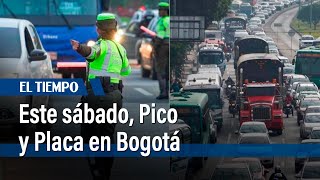 Pico y placa el sábado en Bogotá por mala calidad del aire | El Tiempo