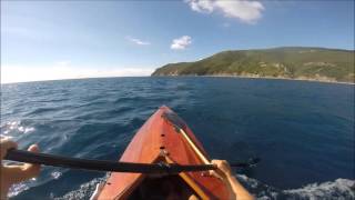 Sailing and paddling the ARTEMIS sailing canoe