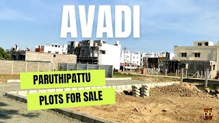 Plot for sale at Avadi, Paruthipattu || 30L Onwards