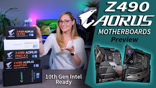 Gigabyte AORUS Z490 Motherboards Preview - First look at 5 upcoming Intel LGA 1200 Motherboards