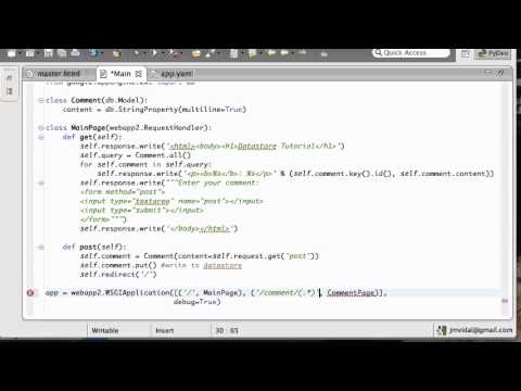 App Engine Datastore Keys Tutorial App Engine Datastore Keys Tutorial