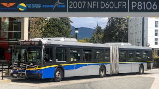 TransLink 2007 NFI D60LFR /P8106/ route 145 (Ride Video)