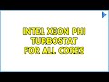 Intel Xeon Phi turbostat For All Cores