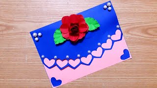 Handmade Happy New Year Card Idea | New Year Greeting Card Making | Easy New Year Card Idea
