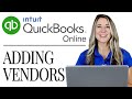 QuickBooks Online for Newbies! How to Add Vendors the Easy Way | 2021