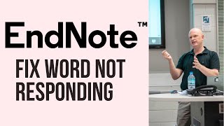 Fix EndNote Not Responding in Word (Quick Tutorial)