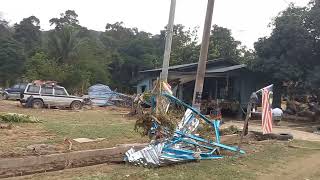 Beginilah kesan banjir dihulu langat sangat menyedihkan