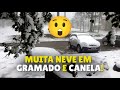 Muita neve em GRAMADO e CANELA / RS. Veja!!!