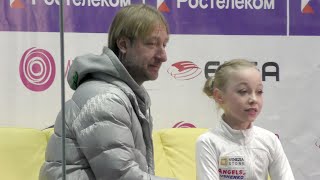 Sofia Sarnovskaya performed 3.5 A in FS for the first time! S. Zhuk Memorial, 2025