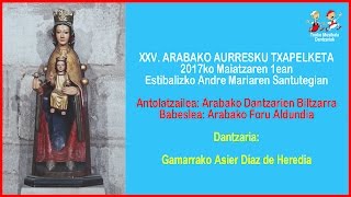 201705010101 Asier Díaz De Heredia, XXV  Arabako Aurresku Txapelketan