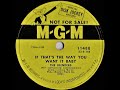 The Blenders- If That's The Way You Want It Baby (78 RPM Transfer)