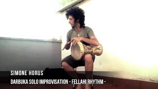 Darbuka solo - Fellahi rhythm - Simone Horus