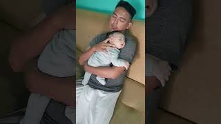 KEBIASAAN AYAH NGANTUK \u0026 TIDUR KALAU GENDONG,DEDE NAFIS LUCU \u0026 GEMESIN