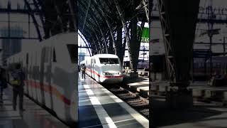 Riding ICE high speed train from Frankfurt to Stuttgart 🇩🇪