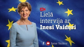 Intervija ar Eiropas Parlamenta deputāti Inesi Vaideri