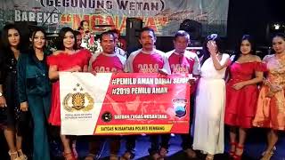 Giat Deklarasi Pileg dan Pilpres 2019 yg aman damai dan sejuk oleh Artis2 Dangdut OM MONATA