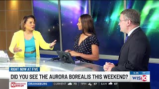 WIS' Chief Meteorologist Adam Clark Talks Northern Lights in SC