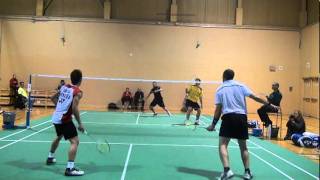 Canadian Badminton Nationals 2011 - Bronze Medal Game - Men's Double 3rd set (2)