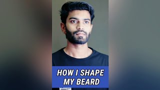 How I shape my Beard at home | Tamil | Fashion GB | #shorts #tamil #fashion #beard