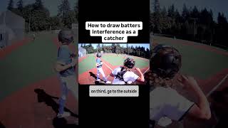 How To Draw Batter's Interference as a Catcher