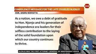 Kenyan leaders mourn the passing of Charles Njonjo