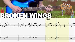 Mr. Mister - Broken Wings | Guitar cover WITH TABS | + Solo STEVE LUKATHER |