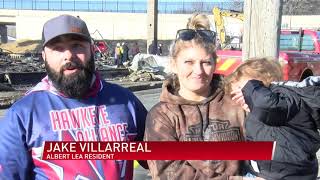 Community reacts to recent event -- shooting, fire -- in Albert Lea