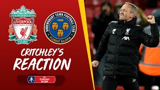 Reaction Deserved Winners Klopp39s Congratulations amp Milner39s Involvement LFC Vs Shrewsbury