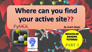 Visualization of active site with PyMOL || Molecular Docking tutorial || Part 3