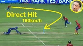 Top 10 best Direct hit run-out in cricket History | Must Watch.