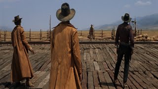 Once Upon a Time in the West 1968 Opening scene 4K HDR