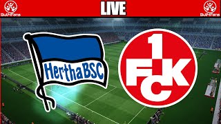 🔴 LIVE HERTHA BSC VS. 1. FC KAISERSLAUTERN (3:1) ➡️ 33. SPIELTAG | LIVE KOMMENTATOR - Watchalong