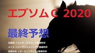 エプソムカップ 2020 - 最終予想