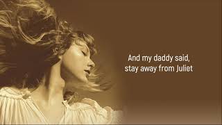 Taylor Swift - Love Story (Taylor's Version) (Lyrics)