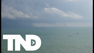Waterspout spotted off Myrtle Beach following special marine warning