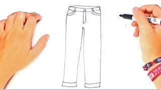How to draw a Trousers or Pants Step by Step | Easy drawings