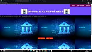 Basic banking system # the Sparks foundation #task1 #html #css #bootstrap #javascript