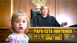 Niña interrumpe a un juez estricto ¡Papá está mintiendo! - ¡Revela algo impactante!