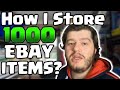 How Do I Store Over 1000 Ebay Stock Items? As a FullTime Ebay Reseller