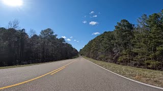 Natchez Trace Parkway, MS – mi 293 to 260 – 2022 – GoPro 4K