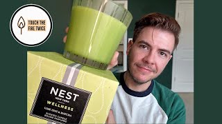 Lime Zest \u0026 Matcha Candle Review | NEST New York Wellness Collection | TouchTheFireTwice