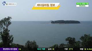 [변산반도 바다갈라짐 정보] 8월 16일 오늘은 바다갈라짐이 없습니다. / 해양예보 On바다 (12시기준)