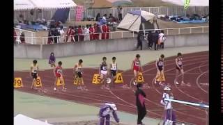 2010年　鹿角春季陸上　中学男子100ｍ決勝