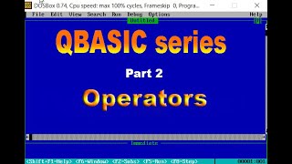 Operators in qbasic