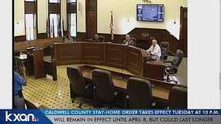 Caldwell County issues stay-at-home order that will take effect on March 31