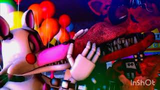 [SFM FNaF] Mangle Withered Foxy kisss Love 🎀🥰🥰 Alan Walker Faded song