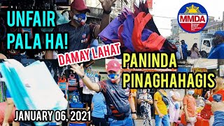 PANINDA PINAGHAHAGIS! DAMAY LAHAT! CALOOCAN CITY, ROAD CLEARING OPERATION. JANUARY 06, 2021.