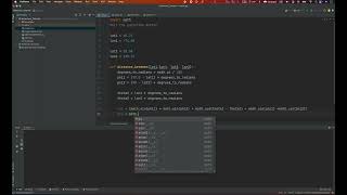 Using Python, Math, and Trig, to calculate the distance between two lattitude and longitude points.