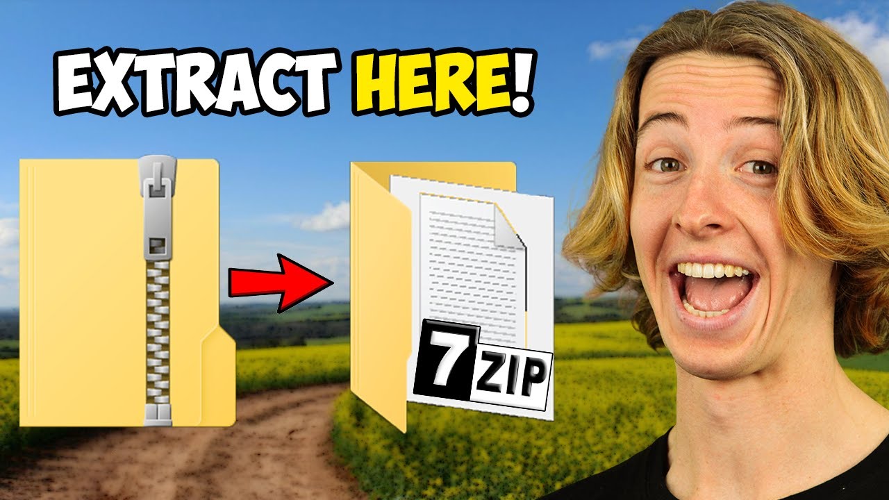 How To EASILY Install 7-Zip & Extract / Compress ZIP - RAR - 7Z Files ...