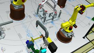 tecnomatix siemens welding line simulation
